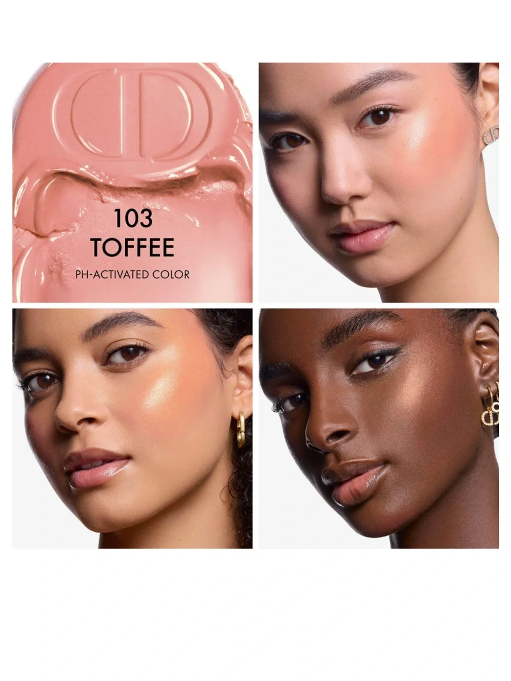Dior backstage rosy glow stick - Color: 103 Toffee - a pearlescent nude beige
